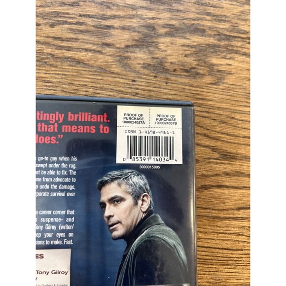 Michael Clayton 2007 DVD Thriller Drama George Clooney Tom Wilkinson Pre-Owned - Picture 4 of 4